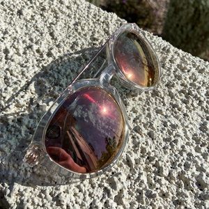 Michael Kors sunglasses MK2076 rose gold and clear